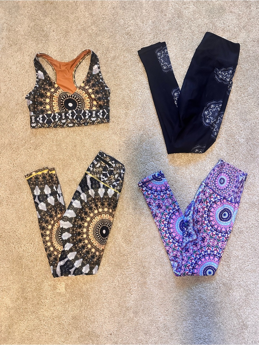 Wolven Threads Bundle - Noor, Chakra, & Luna Legging, Noor Racerback Sports Bra